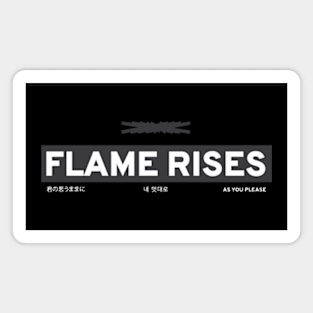 Le sserafim Flame Rises 2 Sided Print Magnet